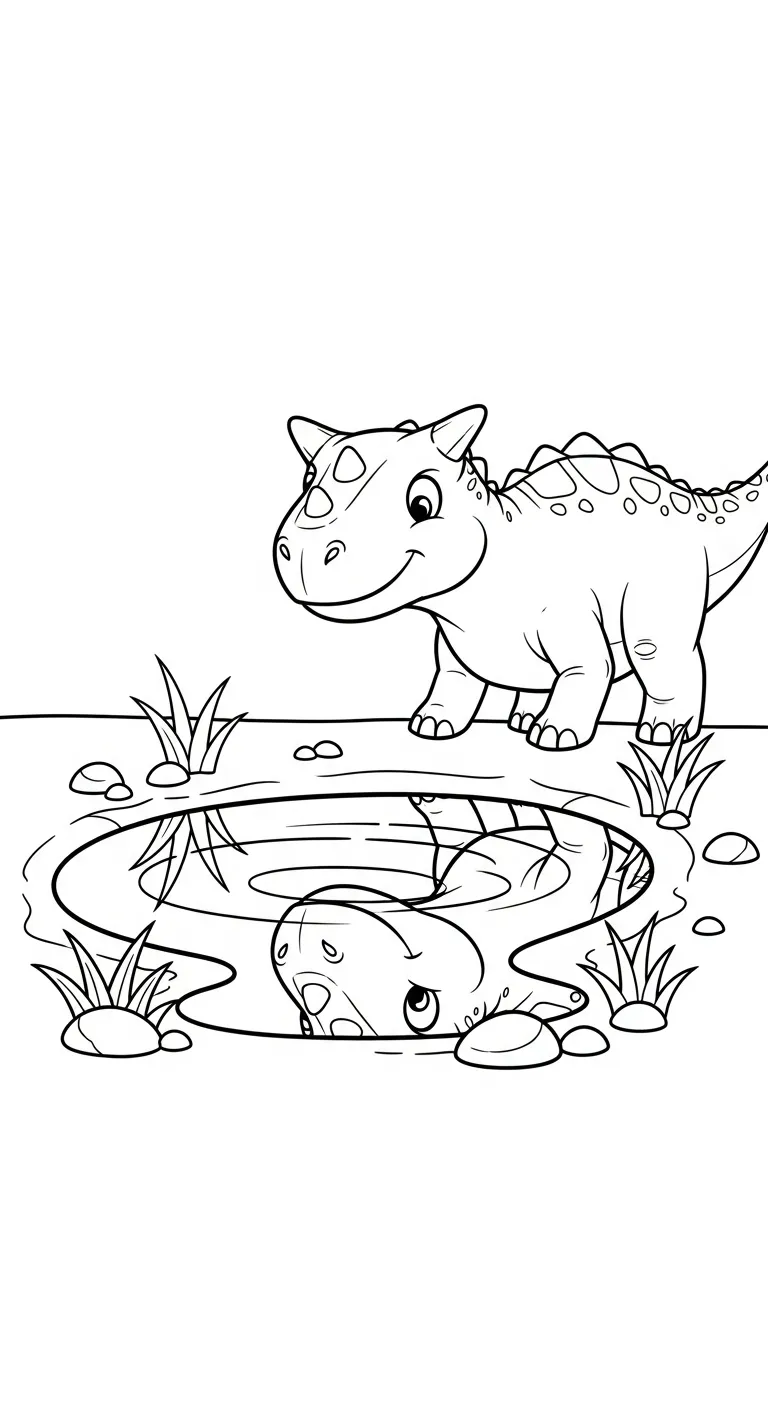 coloriage Carnotaurus gratuit en ligne
