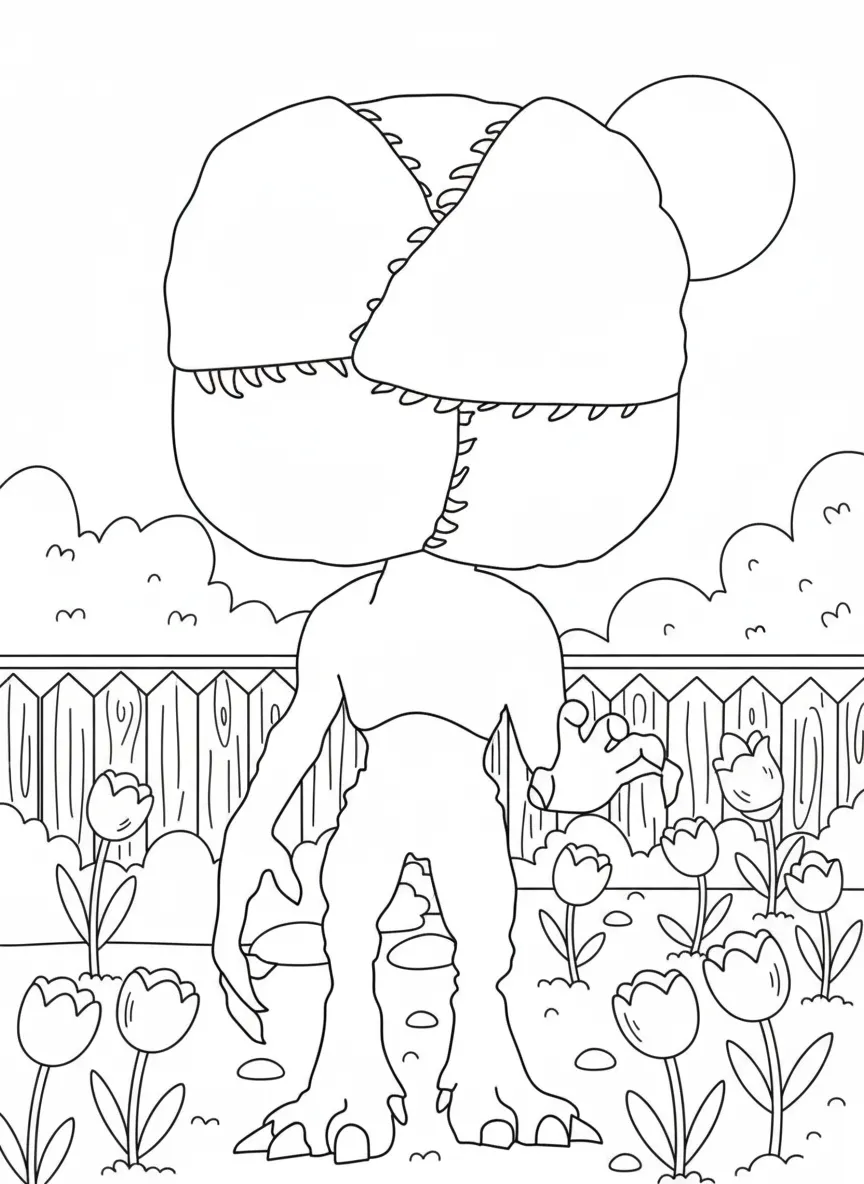 coloriage Demogorgon a colorier en ligne