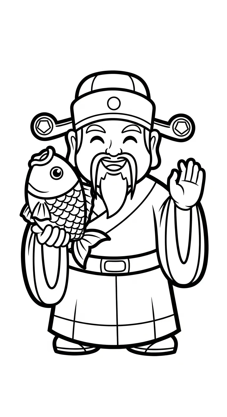 coloriage Dieu de la Richesse et dessins 1