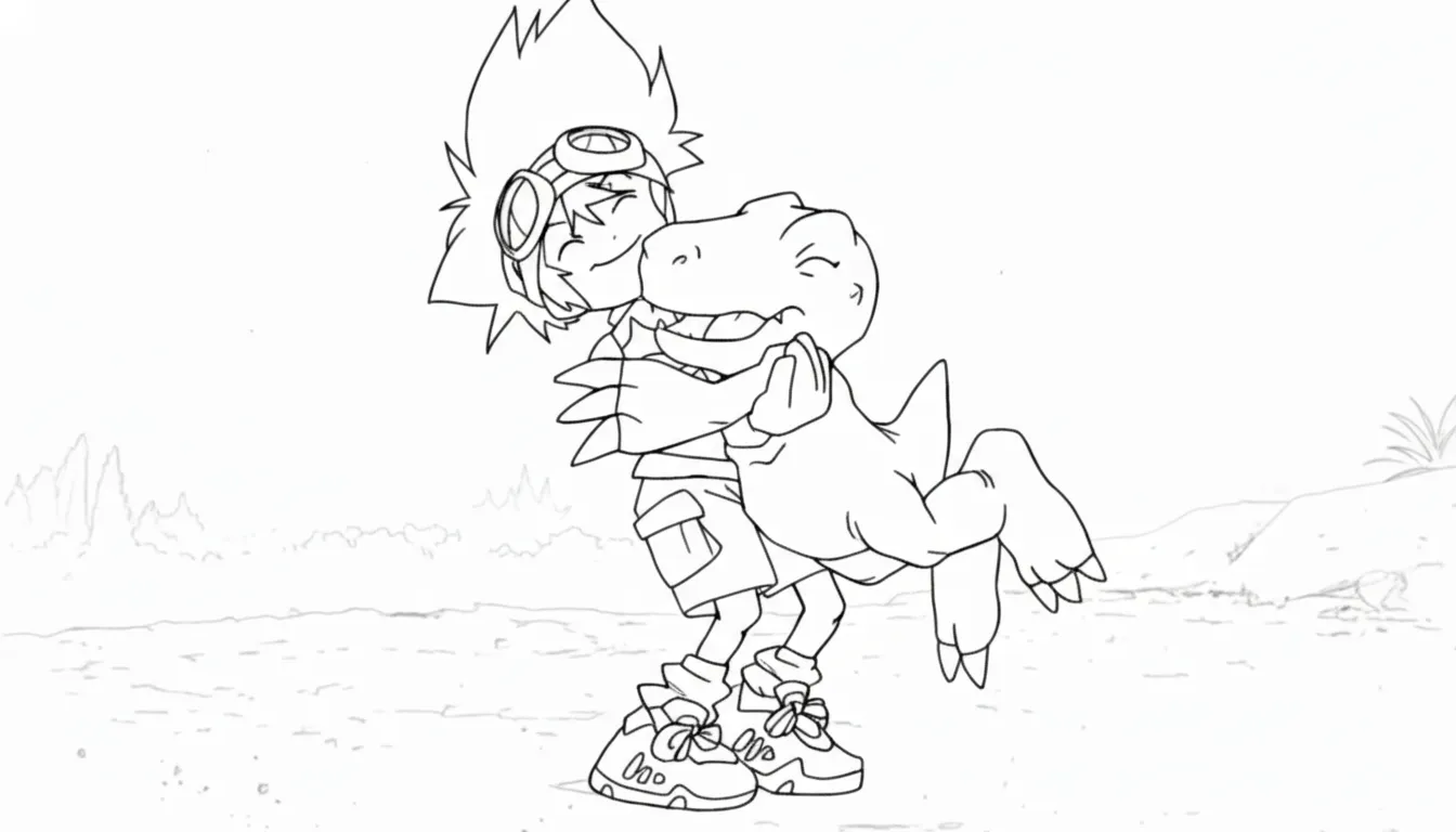 coloriage Digimon a imprimer gratuitement