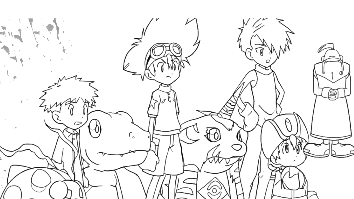 coloriage Digimon et dessins
