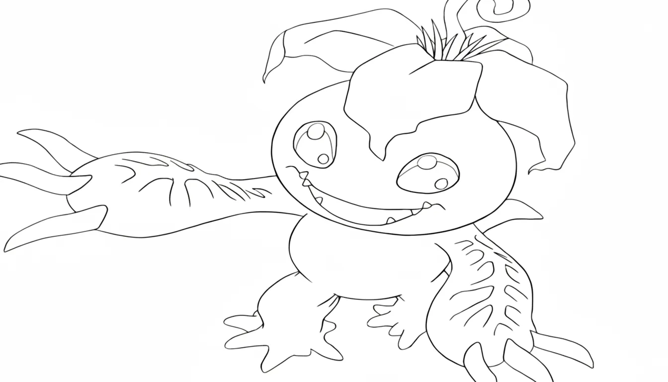 coloriage Digimon pour enfant