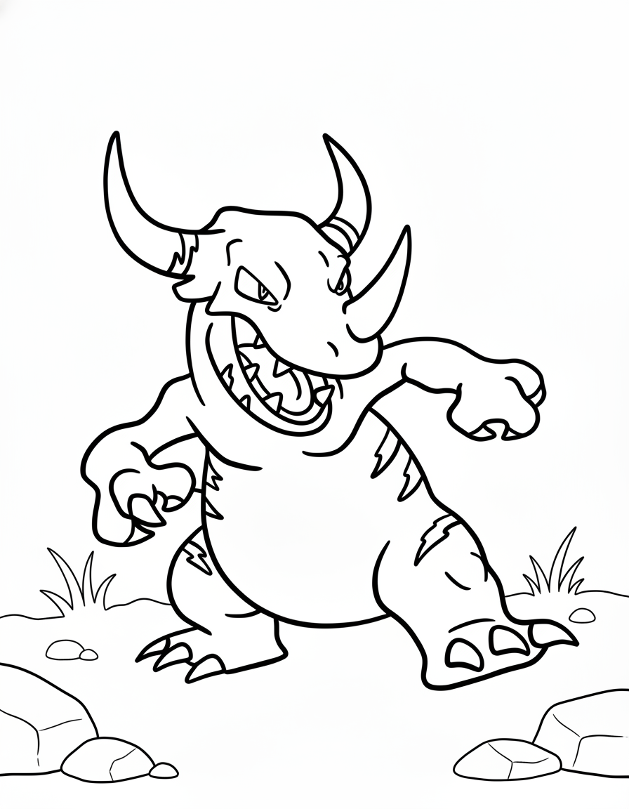 coloriage Digimon pour enfants