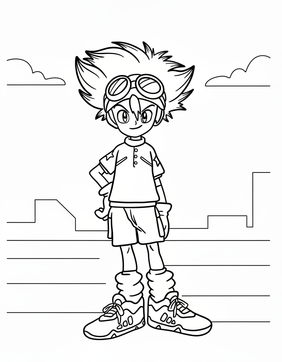 coloriage Digimon gratuit
