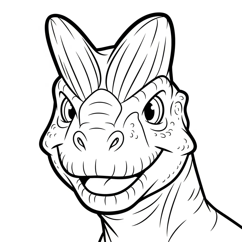 coloriage Dilophosaurus en ligne pour enfant 2