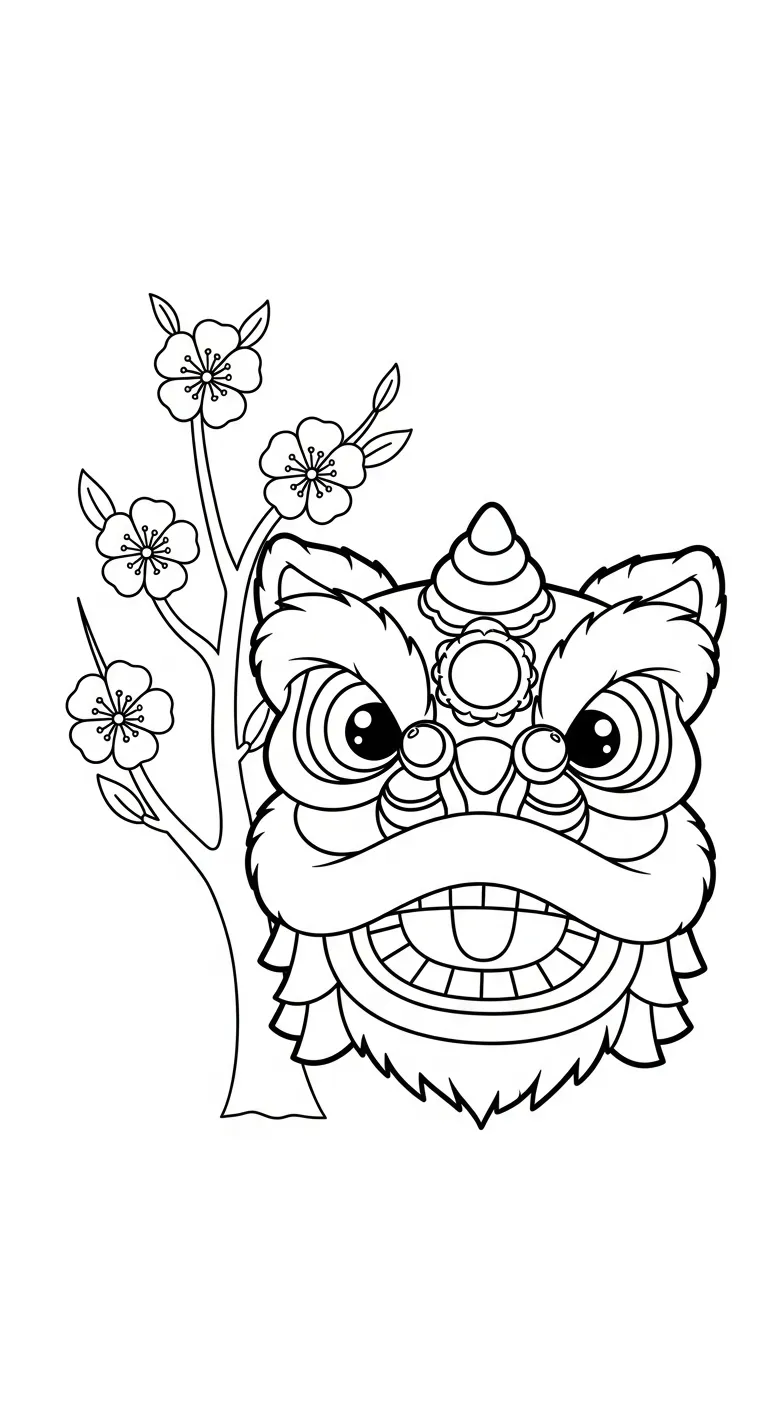 imprimer coloriage Fleur de Pêche gratuit 1
