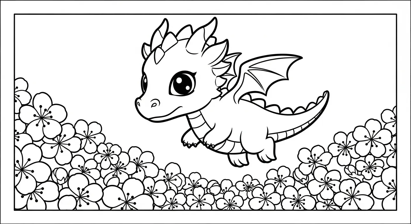 coloriage Fleur de Pêche pour enfant gratuit