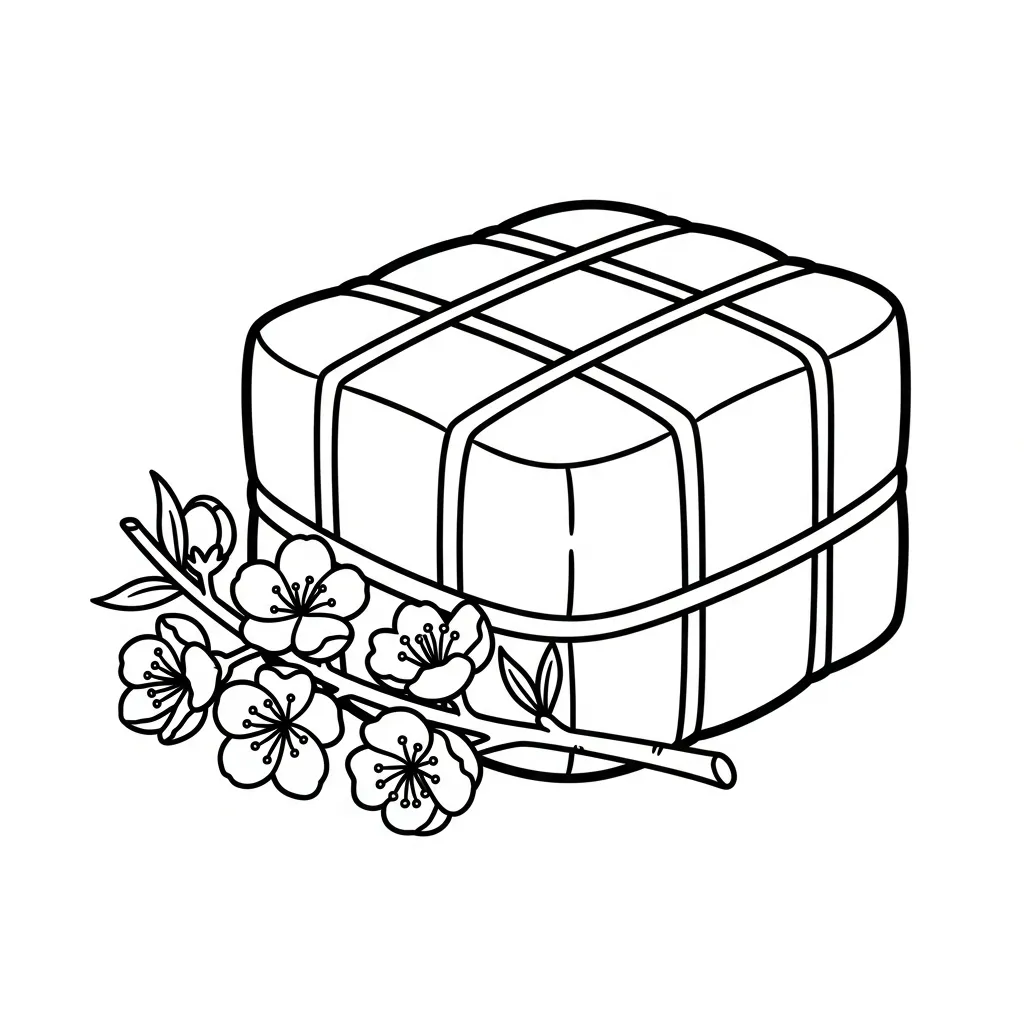 a imprimer coloriage Fleur de Pêche gratuit