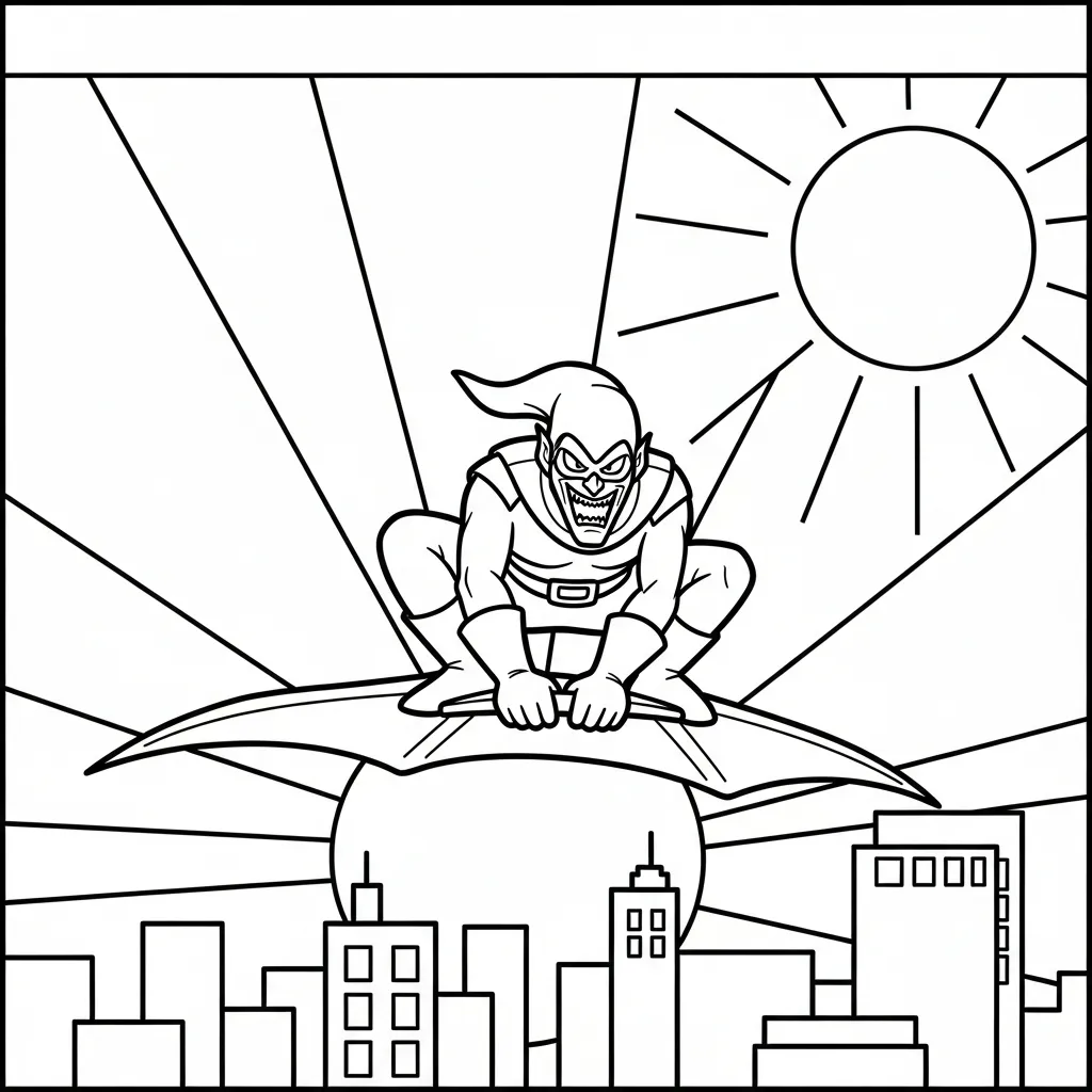 coloriage Green Goblin en ligne