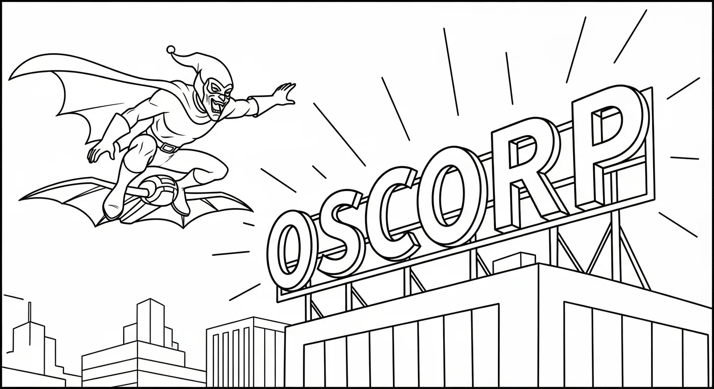 coloriage Green Goblin en ligne pour enfant