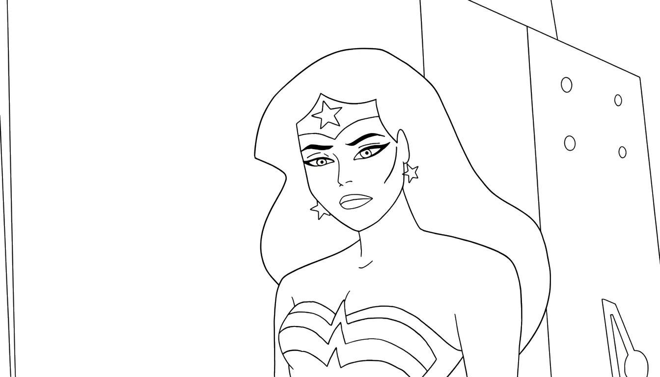 coloriage Justice League gratuit a imprimer