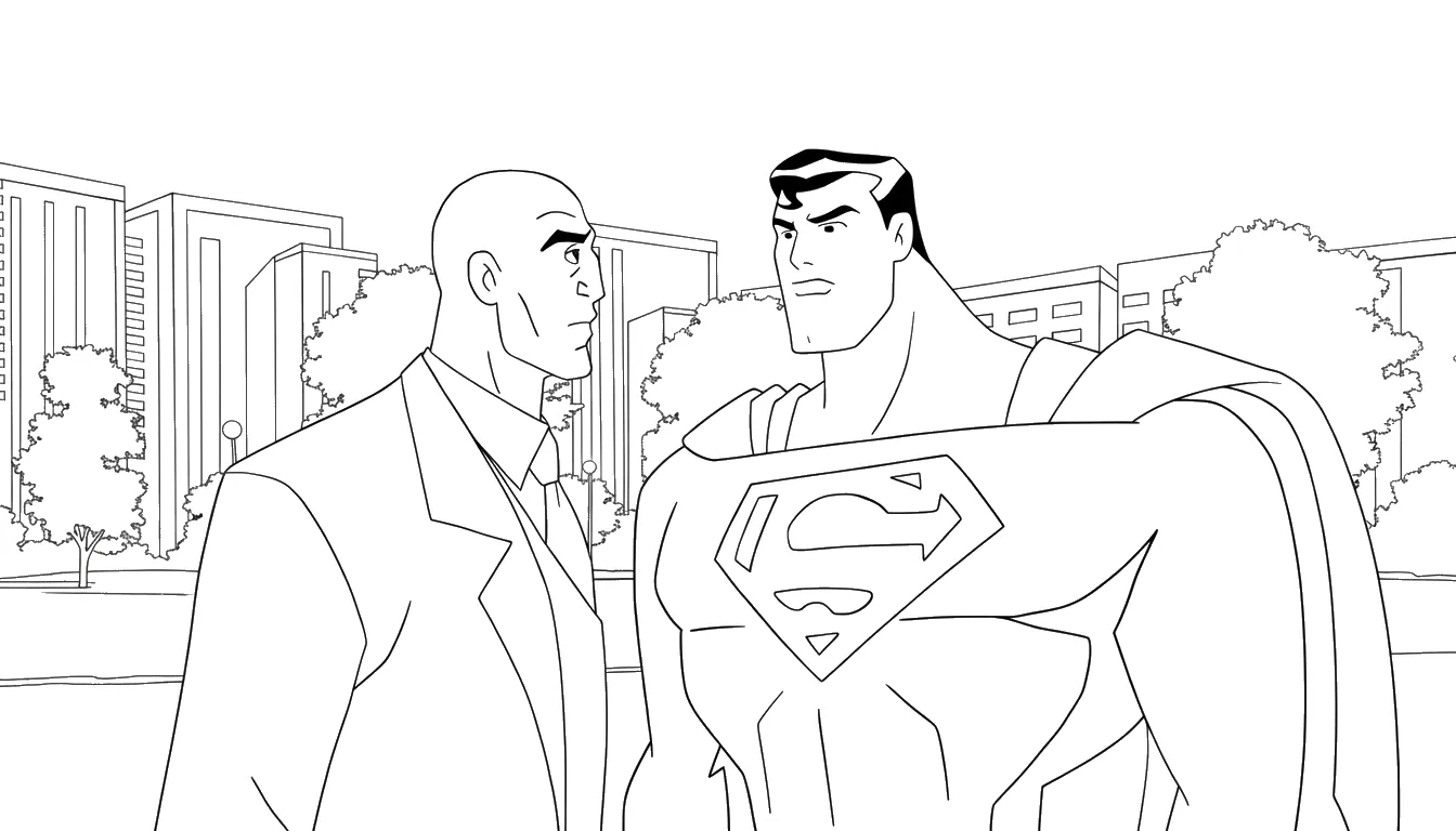 coloriage Justice League pour enfants
