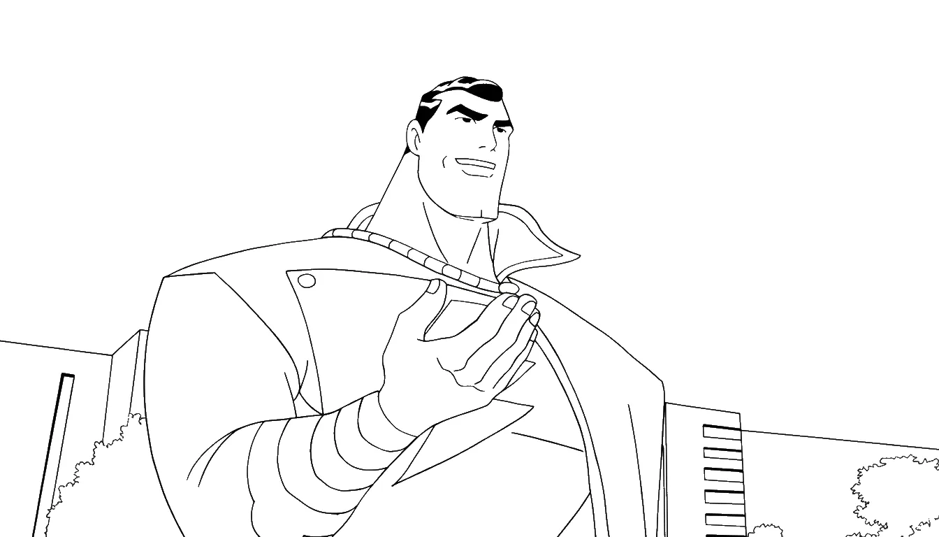 imprimer coloriage Justice League pour enfant 1