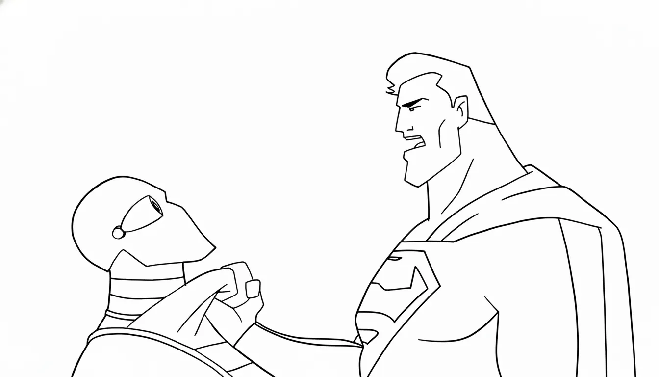 coloriage Justice League a imprimer 1