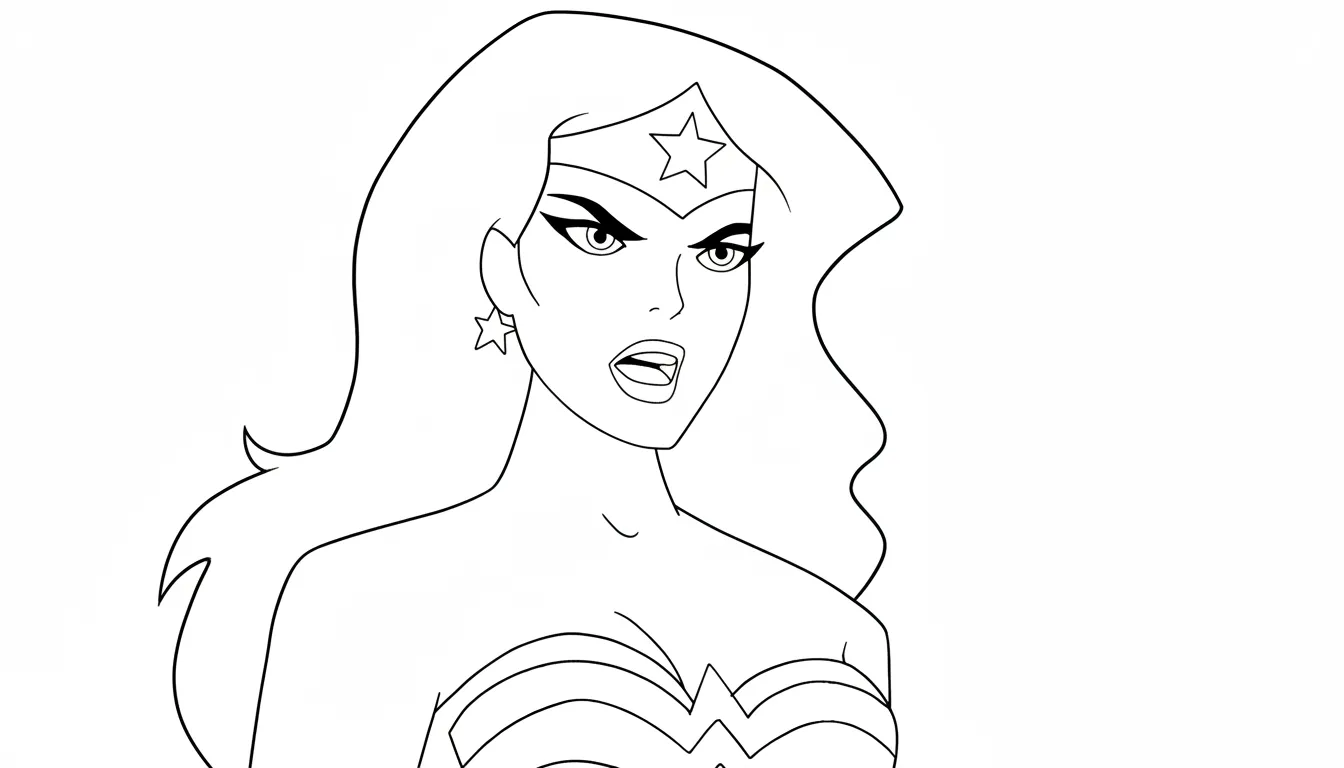 imprimer coloriage Justice League pour enfant