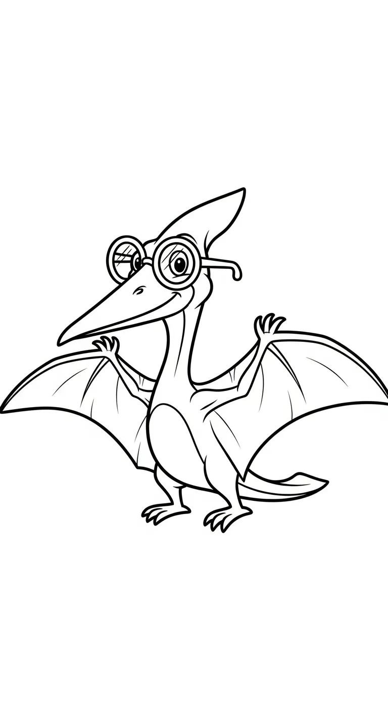 coloriage Pterosaur gratuit en ligne