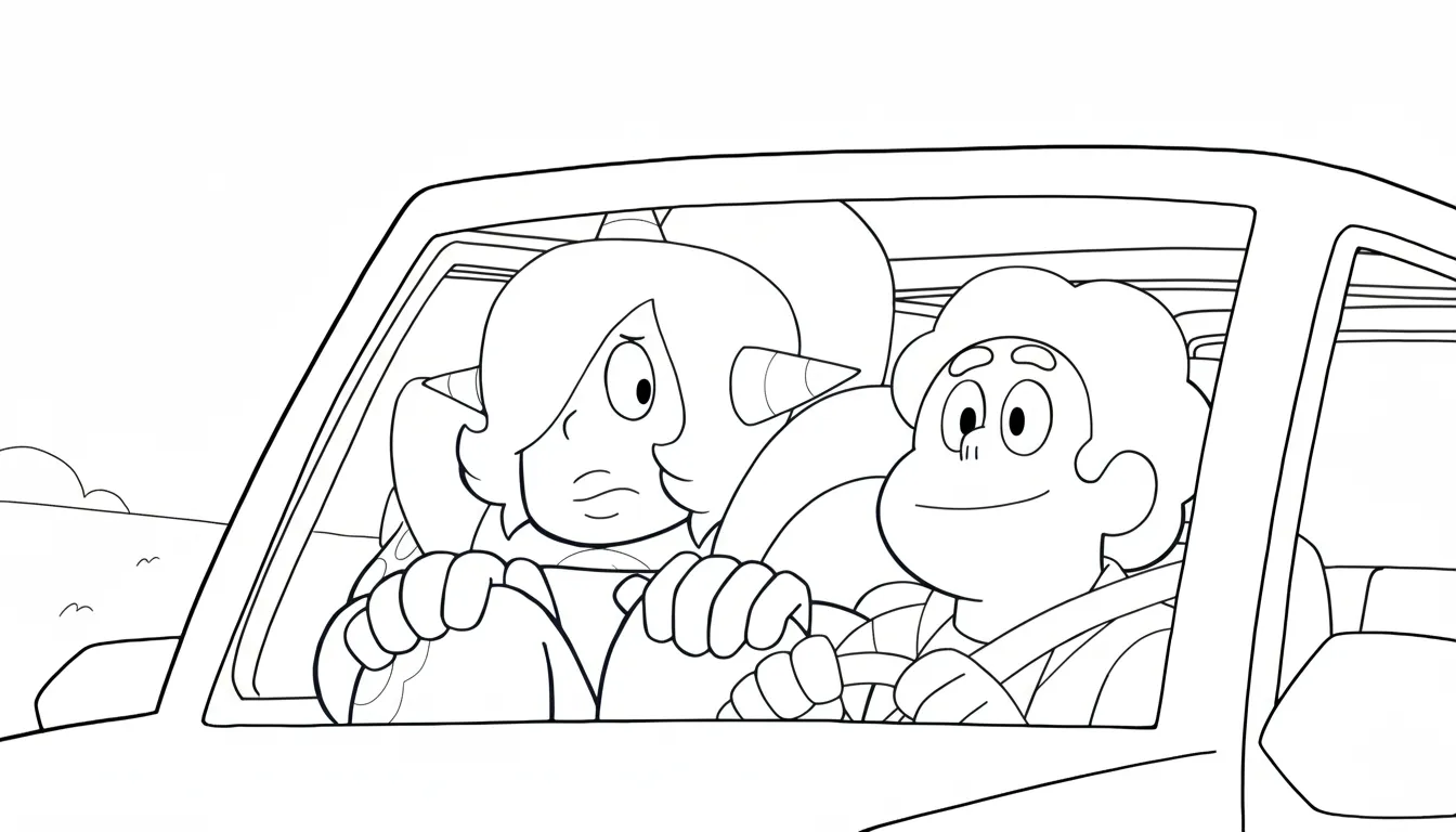 coloriage Steven Universe a colorier en ligne gratuitement