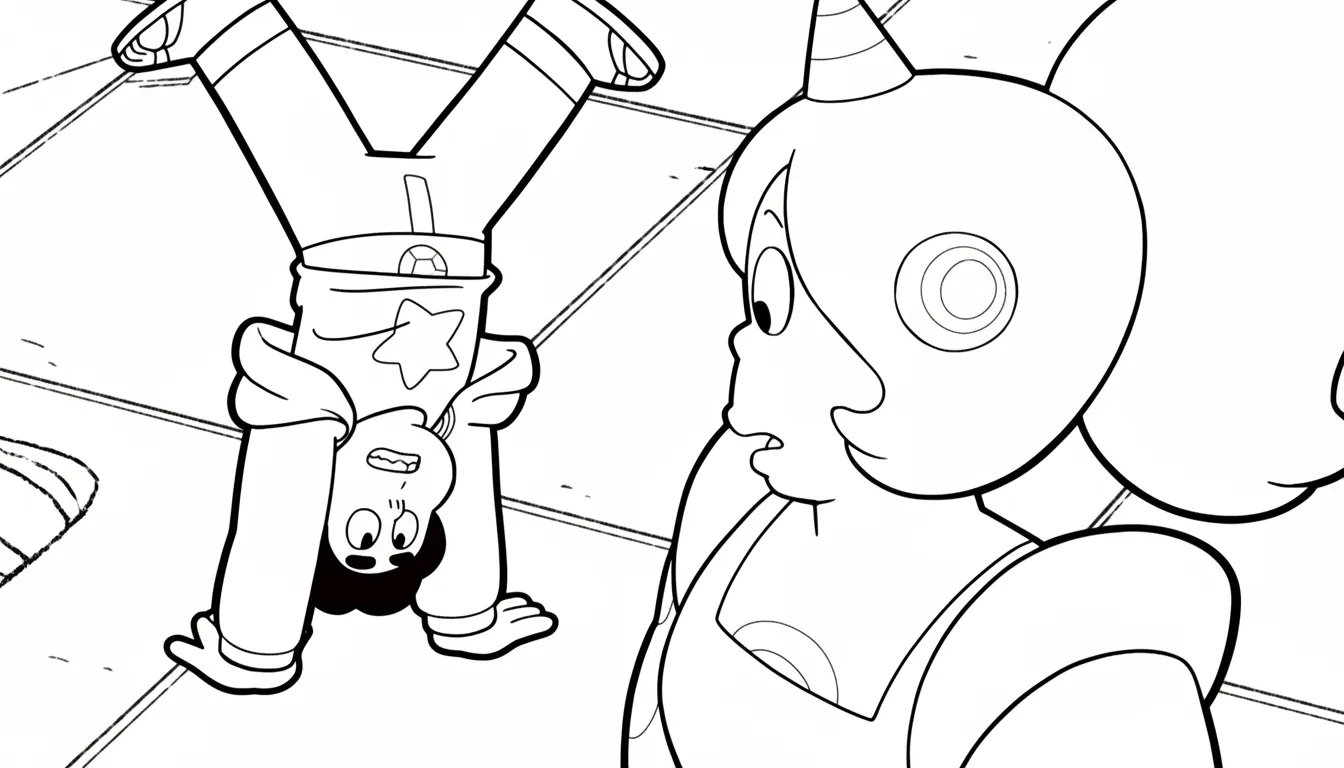 coloriage Steven Universe à imprimer a4