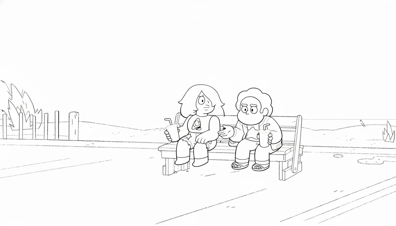 télécharger coloriage Steven Universe gratuit