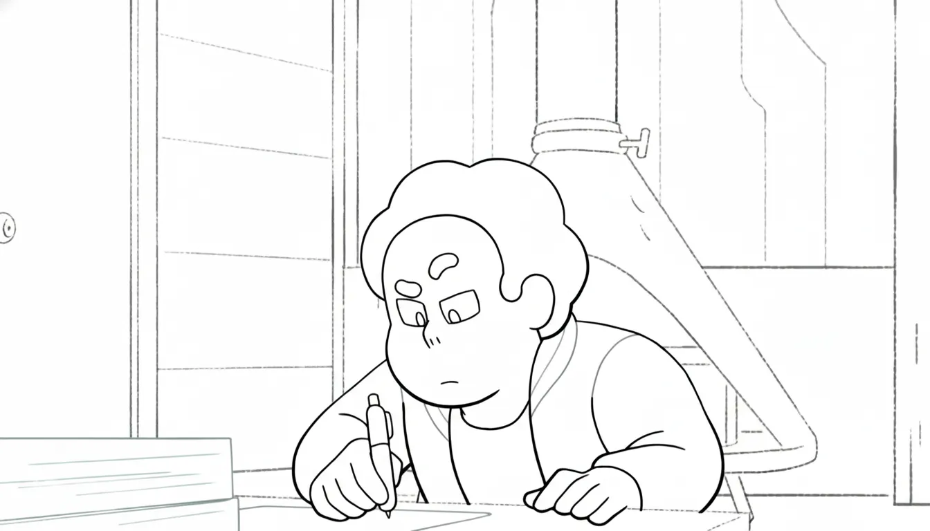 télécharger coloriage Steven Universe gratuit 1