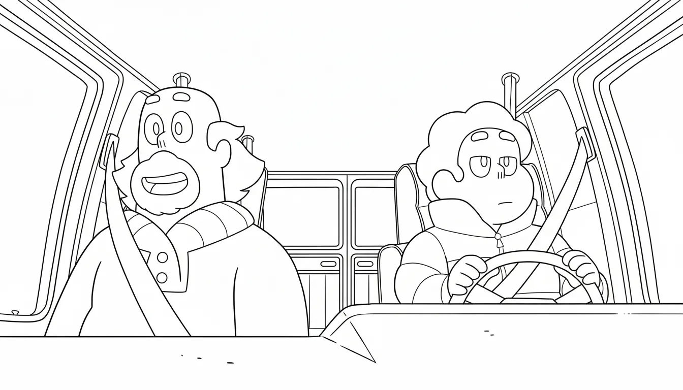 coloriage Steven Universe et dessin a imprimer