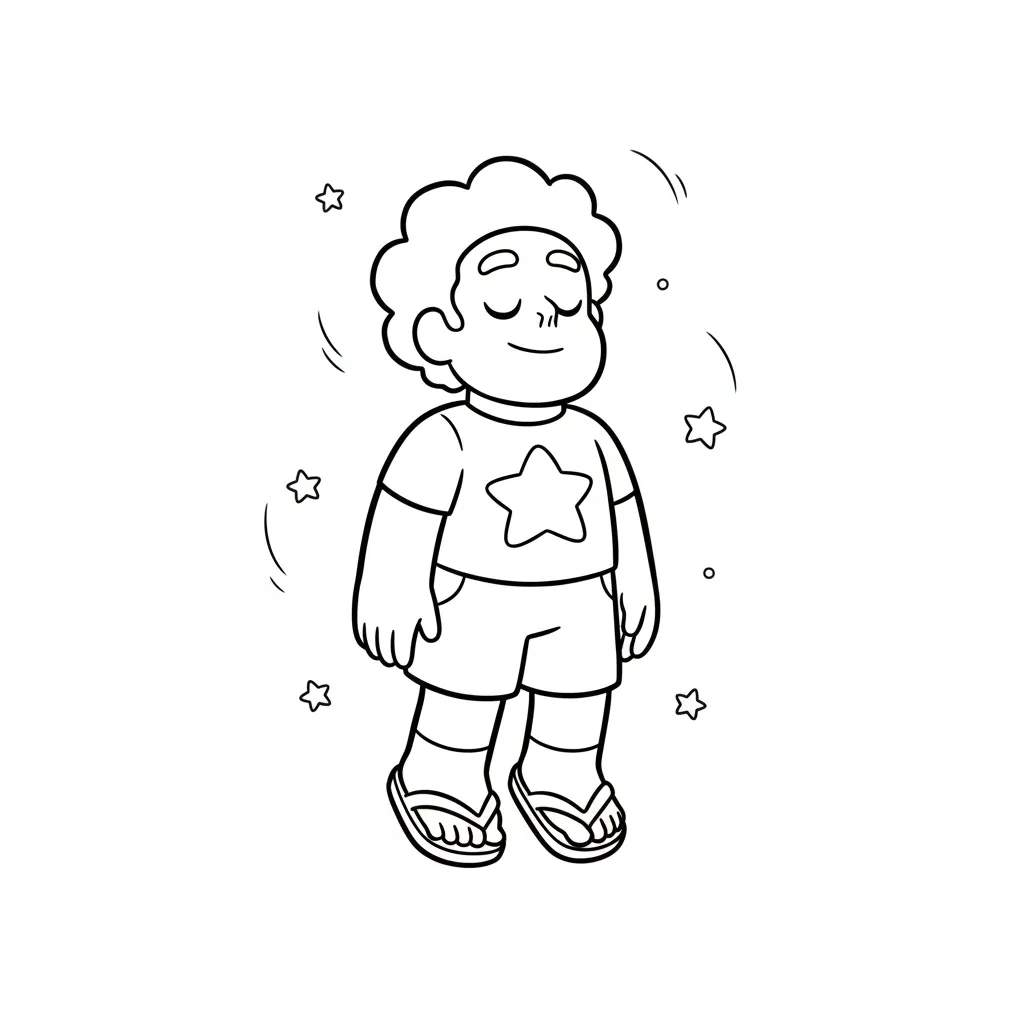 coloriage Steven Universe gratuit à imprimer
