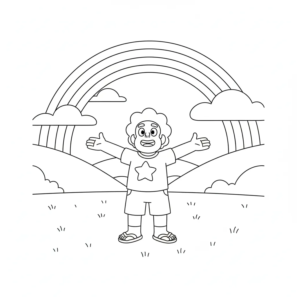 coloriage Steven Universe gratuit
