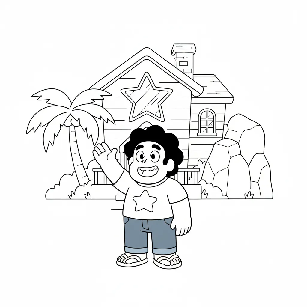 télécharger coloriage Steven Universe gratuit 2