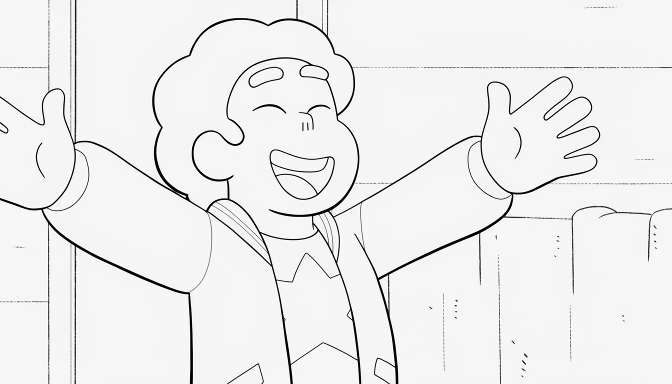 coloriage Steven Universe pour enfant de à imprimer