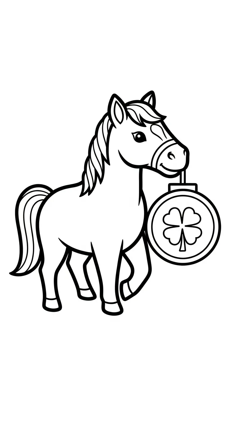 coloriage Nouvel An Chinois 2026 à imprimer pour enfant de 2 ans