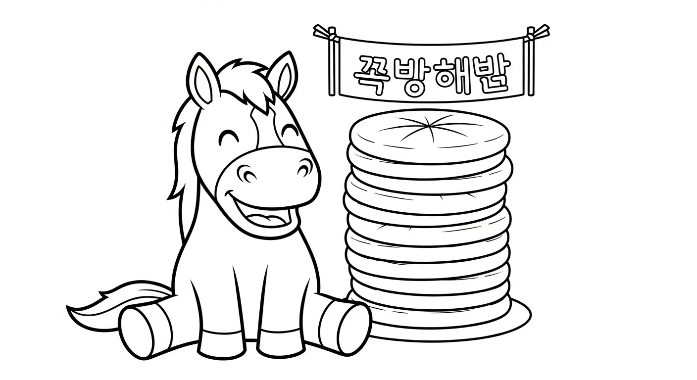 coloriage Nouvel An Chinois 2026 a imprimer pour enfant de 4 ans 1