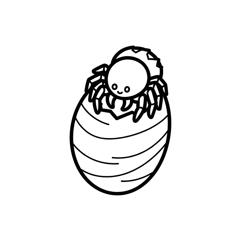 coloriage Araignée updated à imprimer pdf gratuit