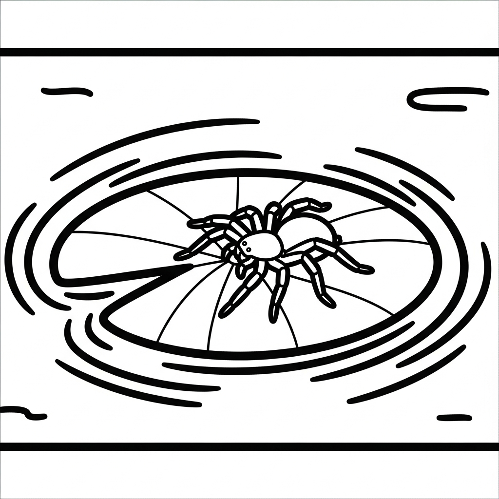 coloriage Araignée updated à imprimer a4 1