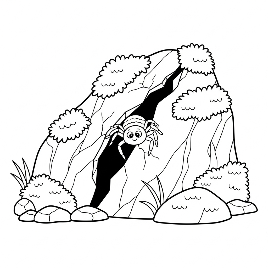 coloriage Araignée updated à imprimer gratuitement