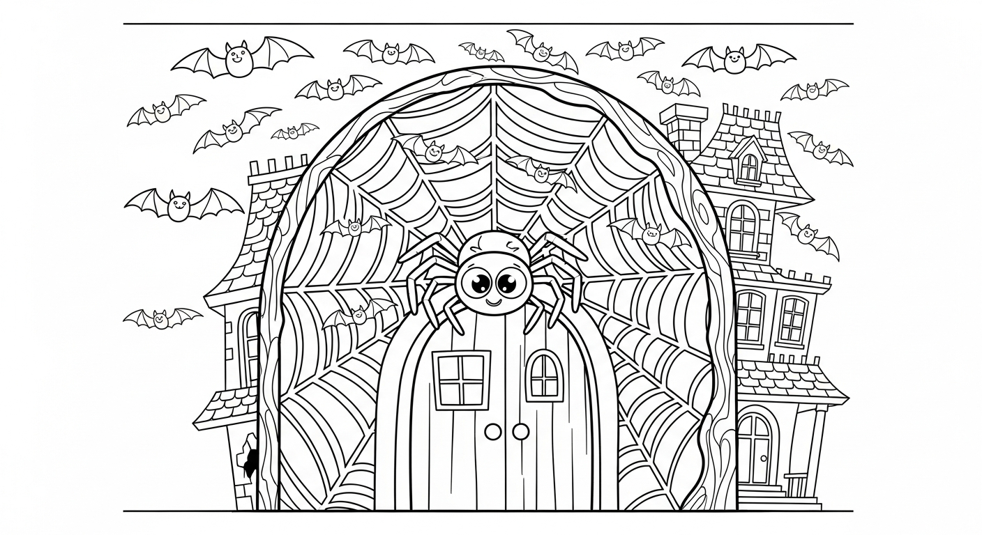 coloriage Araignée updated a colorier en ligne gratuitement