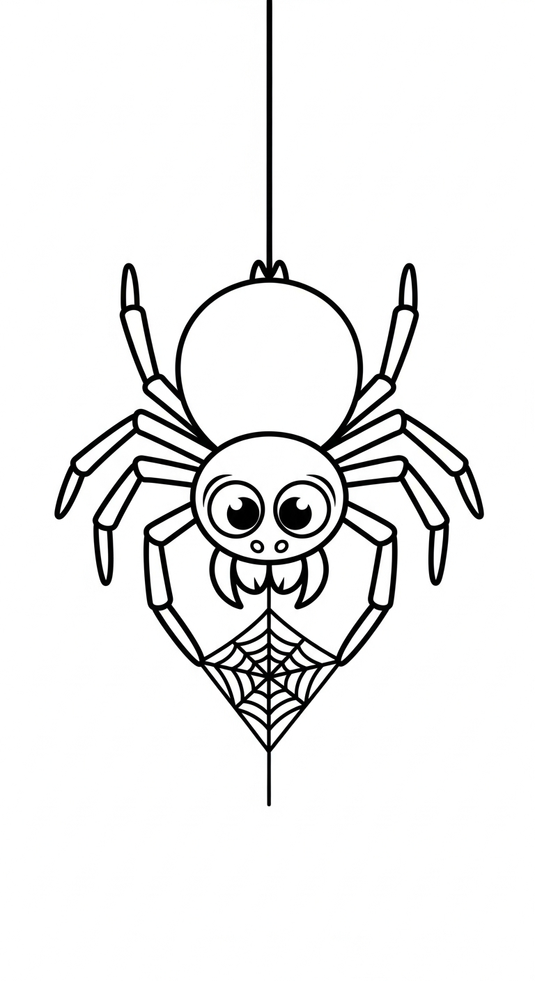 coloriage Araignée updated à imprimer pour enfant de 7 ans 1