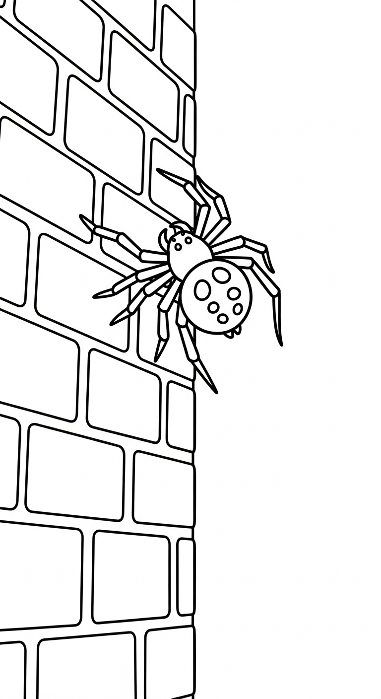 coloriage Araignée updated pour enfant de 6 ans 1