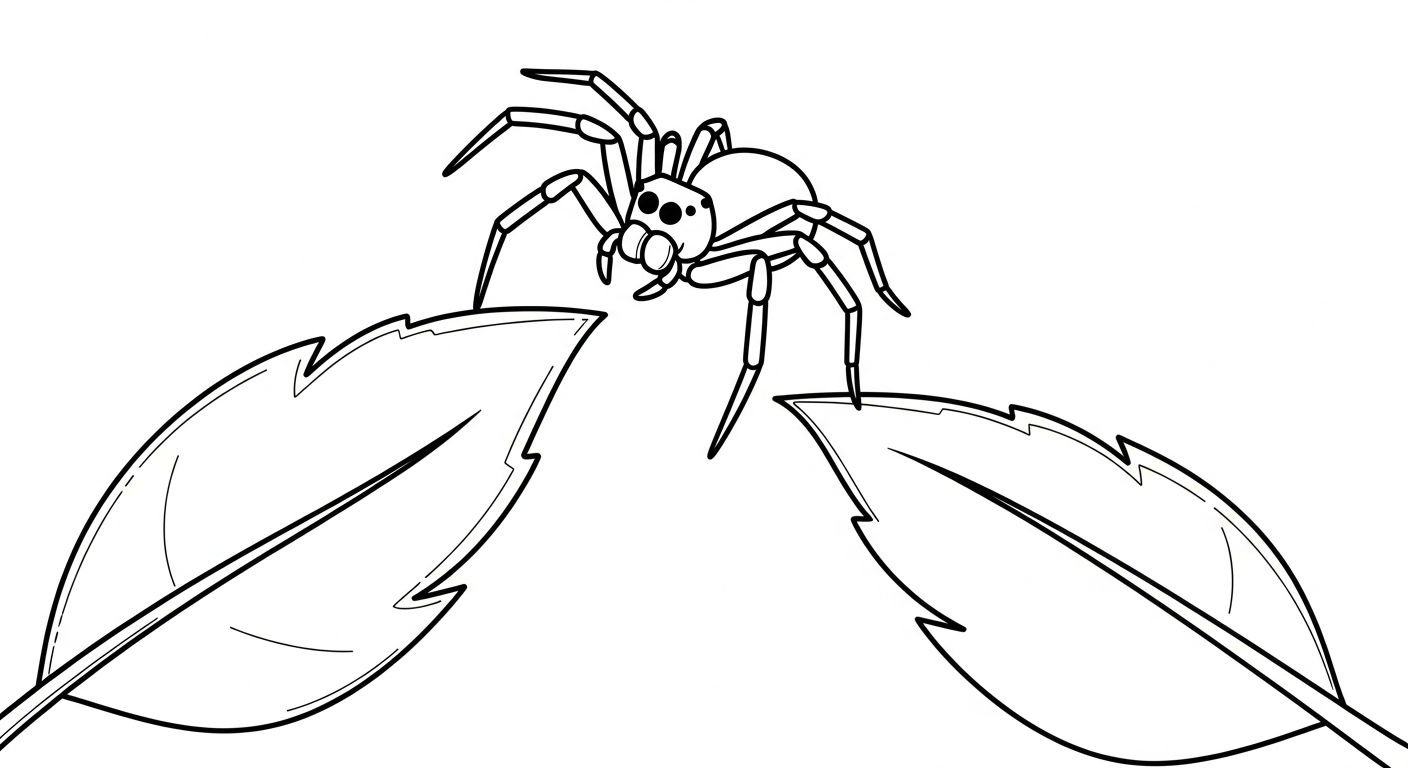 coloriage Araignée updated à imprimer pour enfant de 4 ans