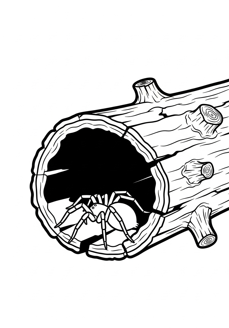 coloriage Araignée updated à imprimer a4