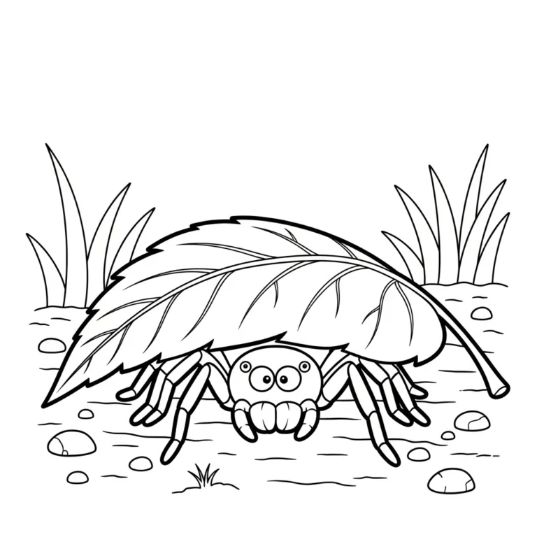 Coloriage Araignée
