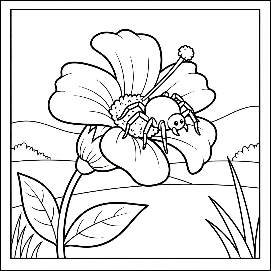 coloriage Araignée updated pour enfant à imprimer