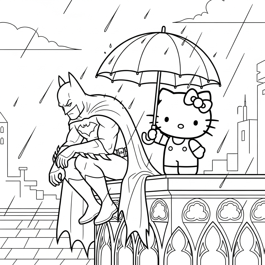 Batman et Hello Kitty thumbnail