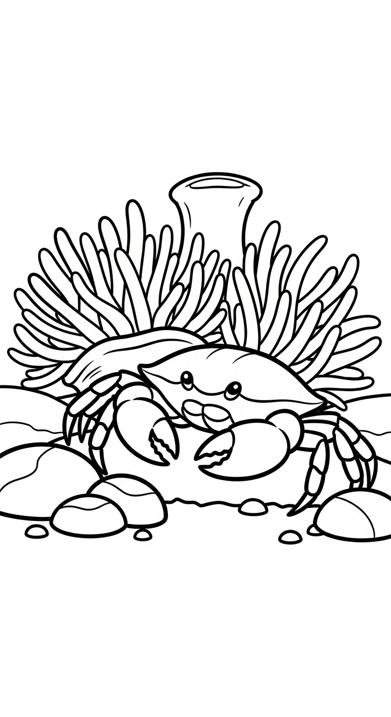coloriage Crabe updated pour enfant de 10 ans