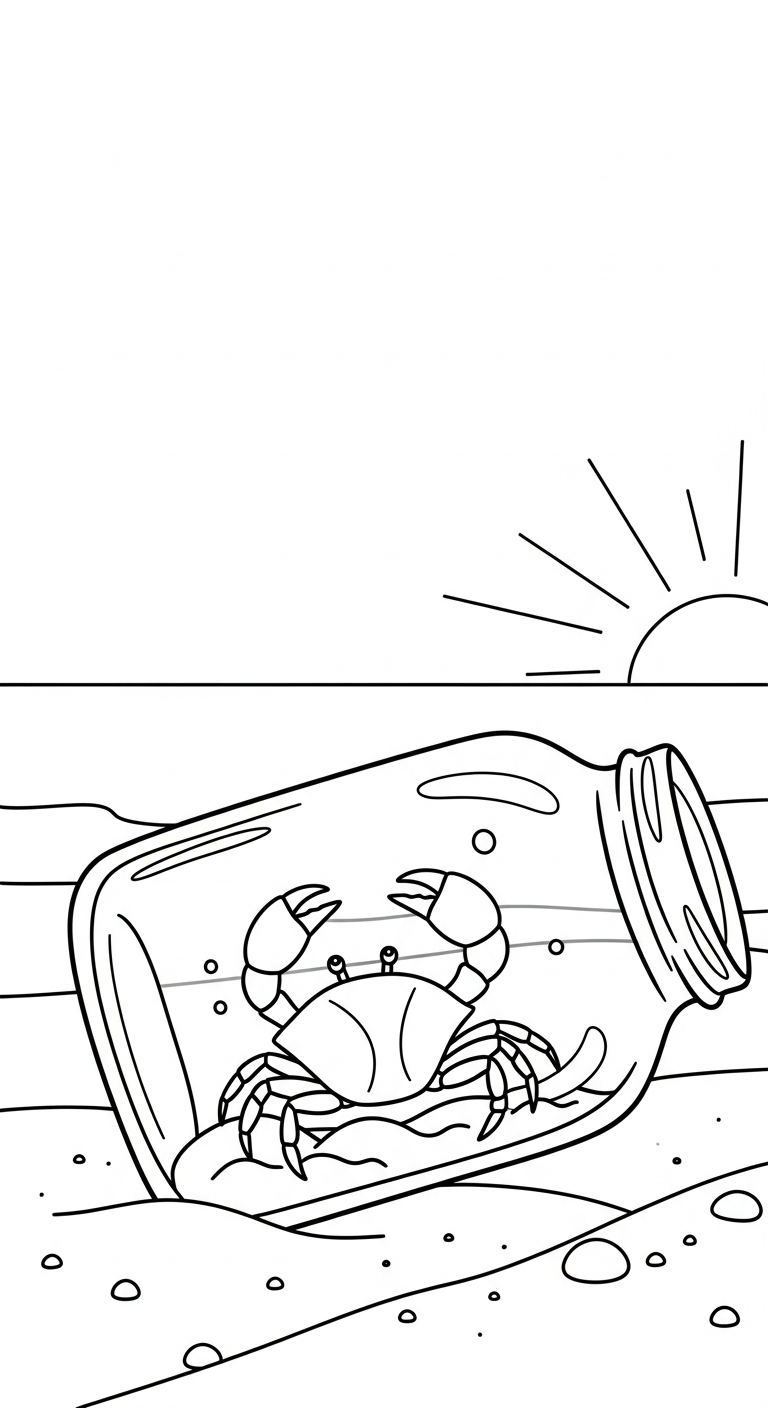 coloriage Crabe updated gratuit en ligne 1