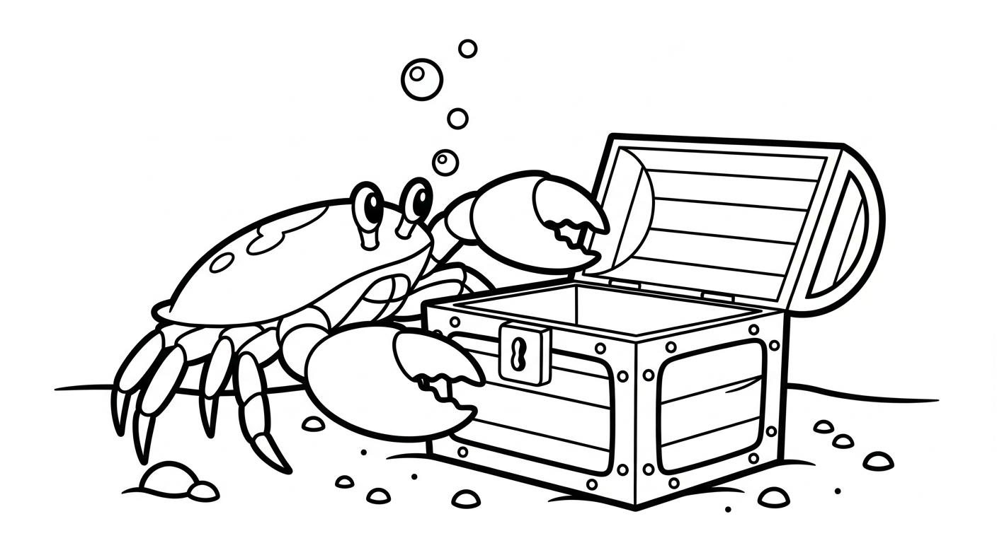 imprimer coloriage Crabe updated gratuit