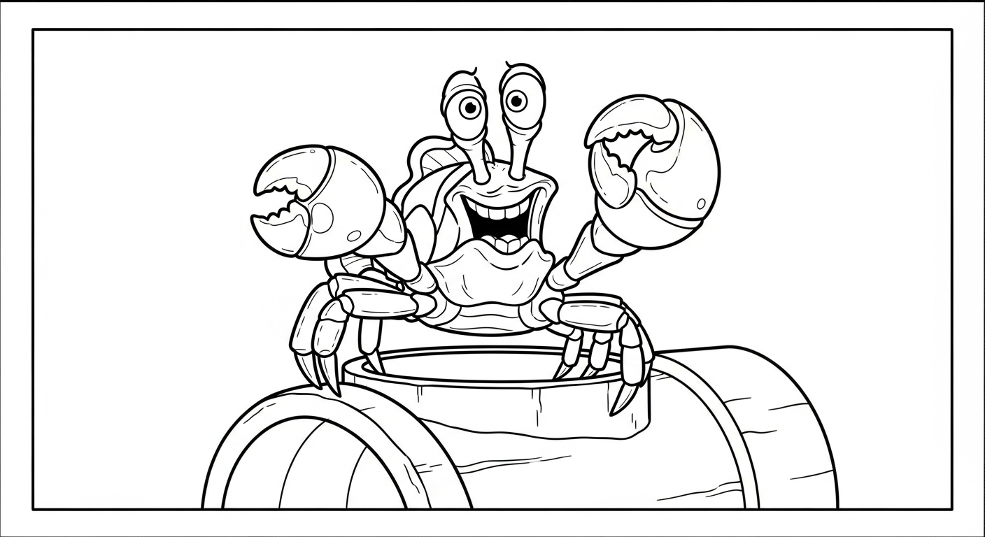 coloriage Crabe updated pour enfant de à imprimer