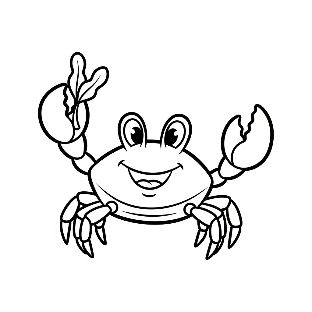 coloriage Crabe updated de pour enfants