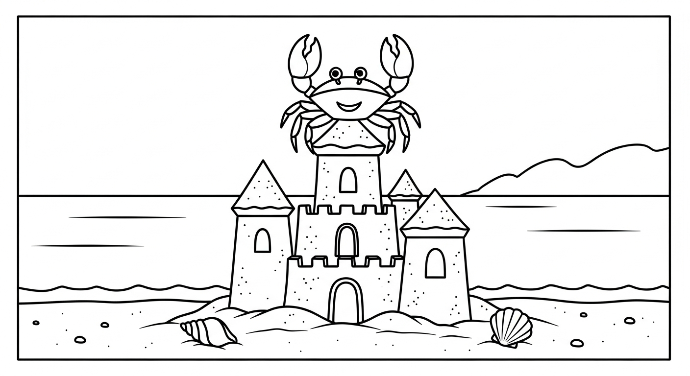 coloriage Crabe updated a imprimer gratuitement 1