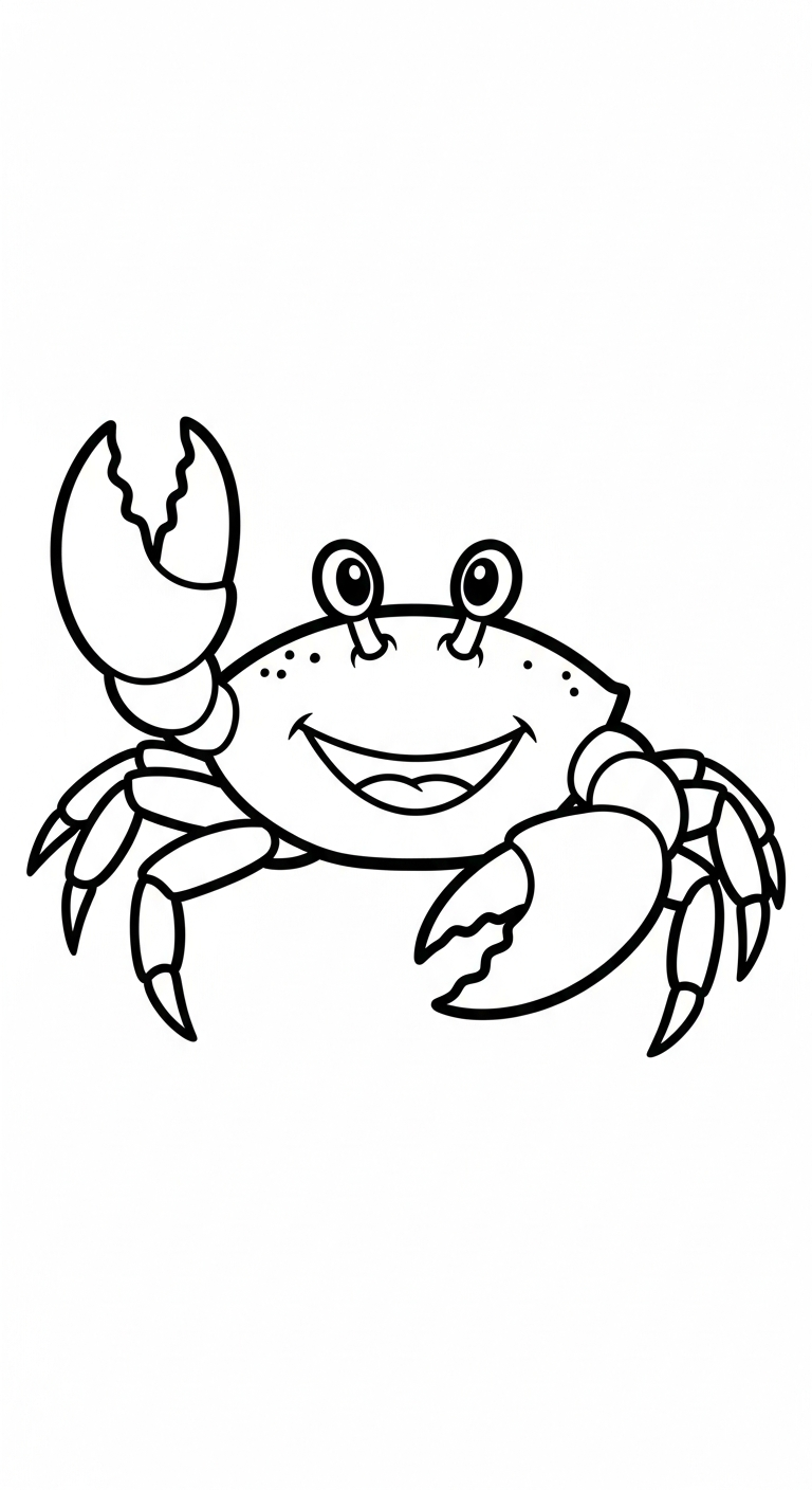 coloriage Crabe updated à imprimer pdf