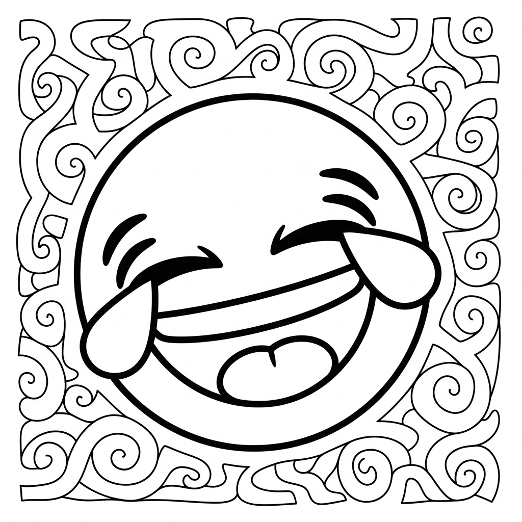 coloriage Emoji updated et apprentissage